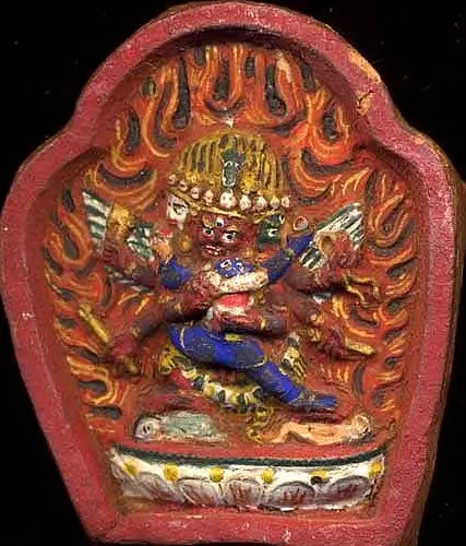 Дамдин Ясан (красно-синяя версия) - символ единства мужского и женского начала