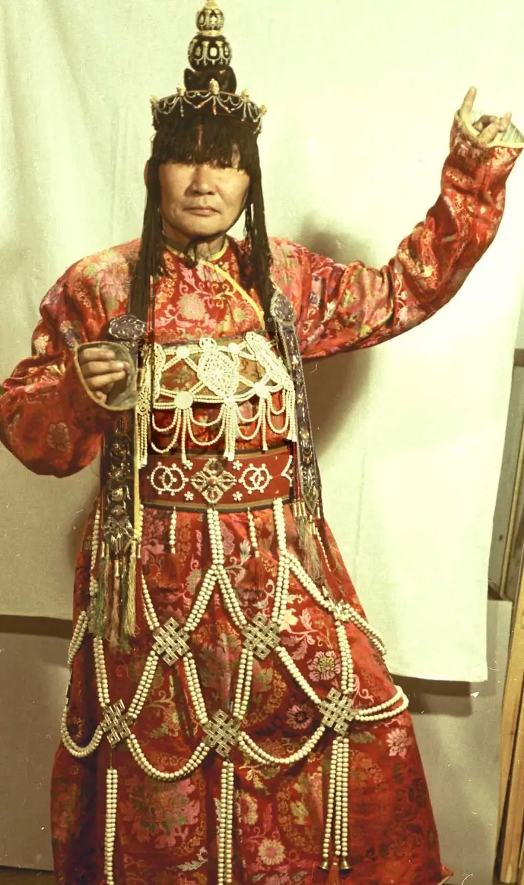Бидия Дандарович Дандарон в тантрическом одеянии