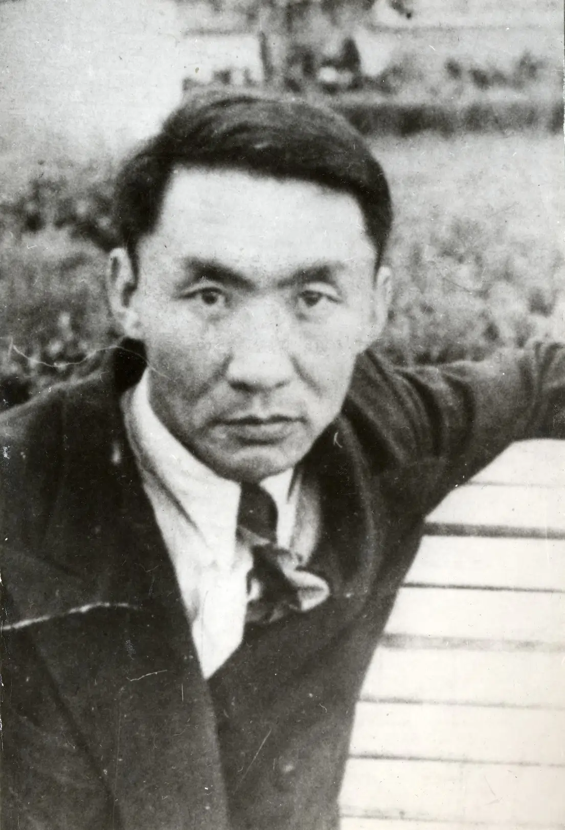 Б. Д. Дандарон, Москва, ВДНХ, 1956 г.