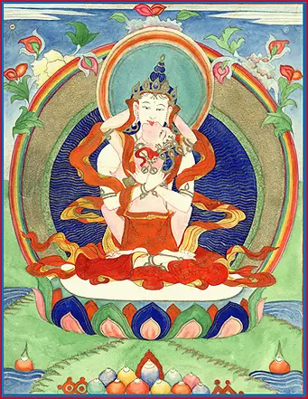 Изображение Ваджрасаттвы, сделанное Железновым