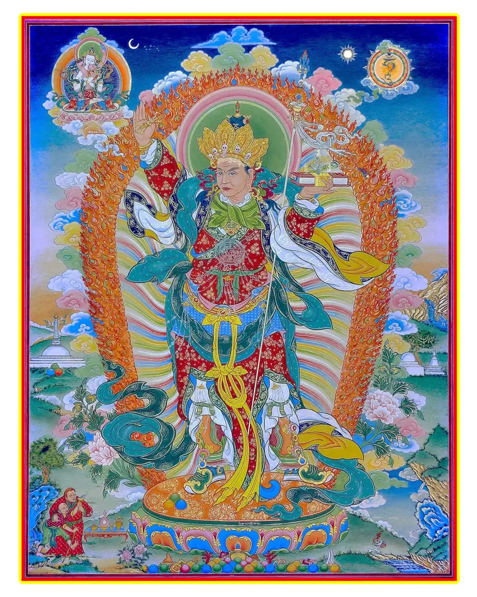 Изображение Дандарона как Дхармараджи