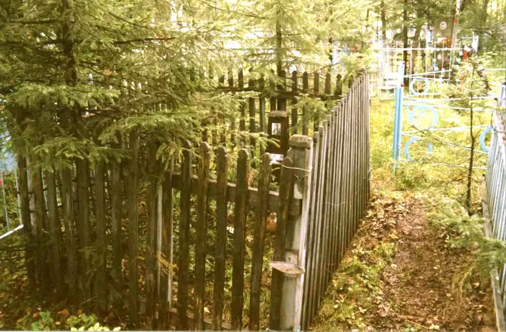 Захоронение Б. Д. Дандарона, кладбище, п.Выдрино