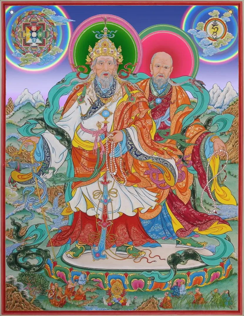 Лувсан Сандан и Агван Доржиев